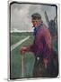 'A Volendamer', c19th century (1914-1915)-Tom Browne-Mounted Giclee Print