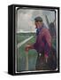 'A Volendamer', c19th century (1914-1915)-Tom Browne-Framed Stretched Canvas