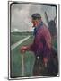 'A Volendamer', c19th century (1914-1915)-Tom Browne-Mounted Giclee Print