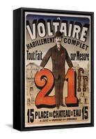 A Voltaire, circa 1877-Jules Chéret-Framed Stretched Canvas