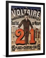 A Voltaire, circa 1877-Jules Chéret-Framed Giclee Print