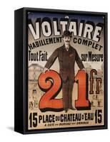 A Voltaire, circa 1877-Jules Chéret-Framed Stretched Canvas