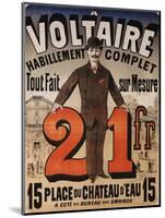 A Voltaire, circa 1877-Jules Chéret-Mounted Giclee Print
