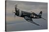 A Vought F4U-4 Corsair in Korean War Markings-null-Stretched Canvas