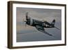 A Vought F4U-4 Corsair in Korean War Markings-null-Framed Premium Photographic Print