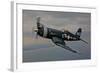 A Vought F4U-4 Corsair in Korean War Markings-null-Framed Photographic Print