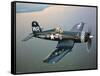 A Vought F4U-5 Corsair in Flight-Stocktrek Images-Framed Stretched Canvas