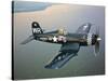 A Vought F4U-5 Corsair in Flight-Stocktrek Images-Stretched Canvas