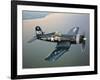 A Vought F4U-5 Corsair in Flight-Stocktrek Images-Framed Photographic Print