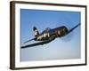 A Vought F4U-5 Corsair in Flight-Stocktrek Images-Framed Photographic Print