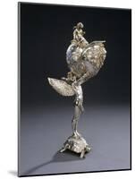 A W.M.F. Electroplated Bronze Sculptural Flower Holder-Franz von Stuck-Mounted Giclee Print