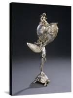 A W.M.F. Electroplated Bronze Sculptural Flower Holder-Franz von Stuck-Stretched Canvas