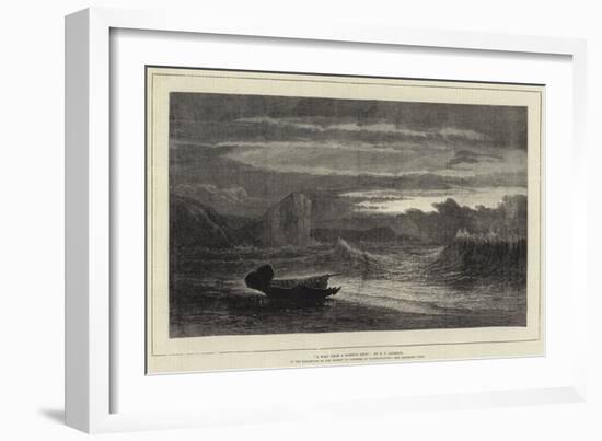 A Waif from a Missing Ship-Samuel Phillips Jackson-Framed Giclee Print