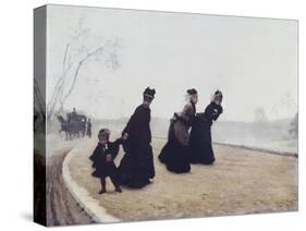 A Walk, 1874-Giuseppe De Nittis-Stretched Canvas
