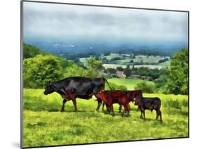 A Walk At Devils Dyke-Dorothy Berry-Lound-Mounted Giclee Print