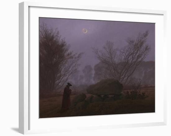 A Walk at Dusk, c.1830-5-Caspar David Friedrich-Framed Giclee Print