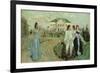 A Walk at Sunset, 1903-Viktor Elpidiforovich Borisov-musatov-Framed Giclee Print