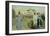 A Walk at Sunset, 1903-Viktor Elpidiforovich Borisov-musatov-Framed Giclee Print