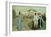 A Walk at Sunset, 1903-Viktor Elpidiforovich Borisov-musatov-Framed Giclee Print