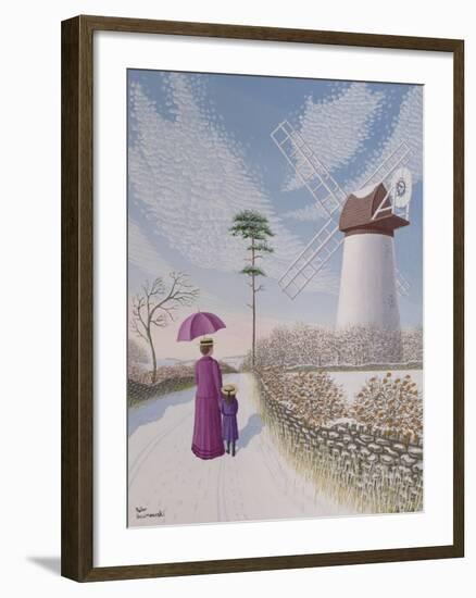 A Walk by the Mill-Peter Szumowski-Framed Giclee Print