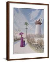 A Walk by the Mill-Peter Szumowski-Framed Giclee Print