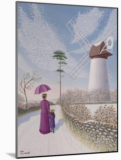 A Walk by the Mill-Peter Szumowski-Mounted Giclee Print