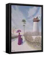 A Walk by the Mill-Peter Szumowski-Framed Stretched Canvas