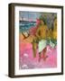 A Walk by the Sea, 1902-Paul Gauguin-Framed Giclee Print