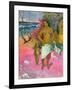 A Walk by the Sea, 1902-Paul Gauguin-Framed Giclee Print