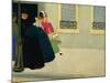 A Walk, C.1895-Félix Vallotton-Mounted Giclee Print