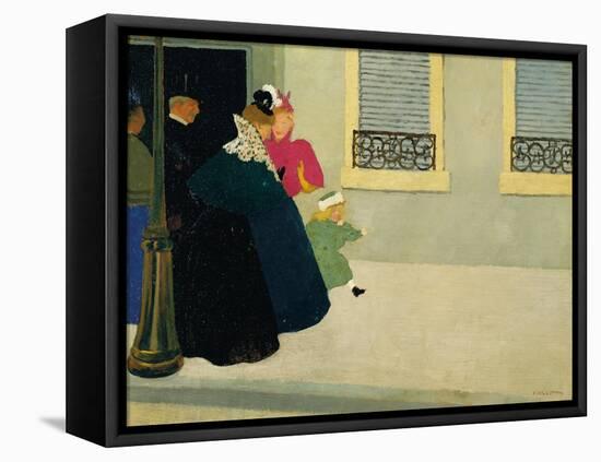 A Walk, C.1895-Félix Vallotton-Framed Stretched Canvas