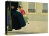 A Walk, C.1895-Félix Vallotton-Stretched Canvas