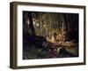 A Walk in a Forest, 1869-Ivan Shishkin-Framed Giclee Print