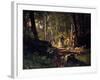 A Walk in a Forest, 1869-Ivan Shishkin-Framed Giclee Print