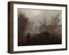 A Walk in the Mountains; Spaziergang in Der Abenddammerung-Caspar David Friedrich-Framed Giclee Print