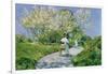 A Walk in the Park-Childe Hassam-Framed Giclee Print