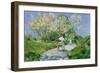 A Walk in the Park-Childe Hassam-Framed Giclee Print