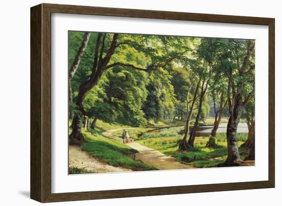 A Walk in the Park-Carsten Henrichsen-Framed Giclee Print