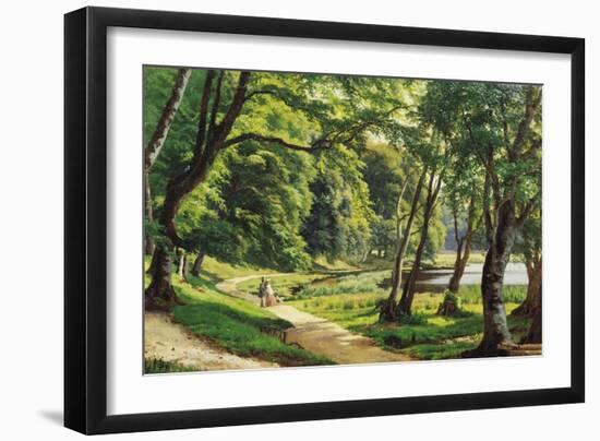 A Walk in the Park-Carsten Henrichsen-Framed Giclee Print