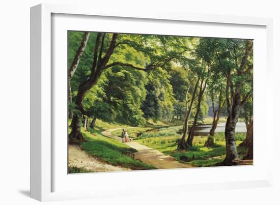 A Walk in the Park-Carsten Henrichsen-Framed Giclee Print