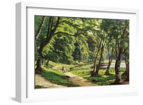 A Walk in the Park-Carsten Henrichsen-Framed Giclee Print