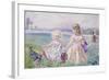 A Walk in the Summer Field-John Simmons-Framed Giclee Print