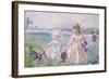 A Walk in the Summer Field-John Simmons-Framed Giclee Print