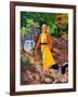 "A Walk in the Woods,"August 1, 1931-John Newton Howitt-Framed Giclee Print