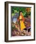 "A Walk in the Woods,"August 1, 1931-John Newton Howitt-Framed Giclee Print