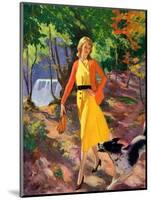 "A Walk in the Woods,"August 1, 1931-John Newton Howitt-Mounted Giclee Print