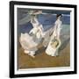 A Walk on the Beach, 1909-Joaqu?n Sorolla y Bastida-Framed Giclee Print