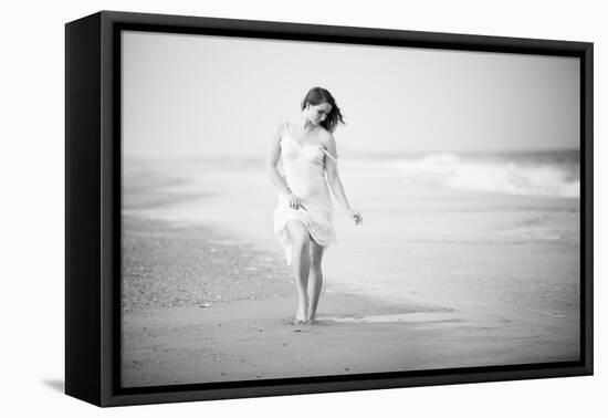 A Walk on the Beach-Jae-Framed Stretched Canvas