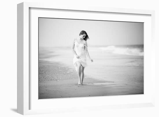 A Walk on the Beach-Jae-Framed Photographic Print