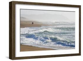 A Walk on the Beach-Lance Kuehne-Framed Photographic Print